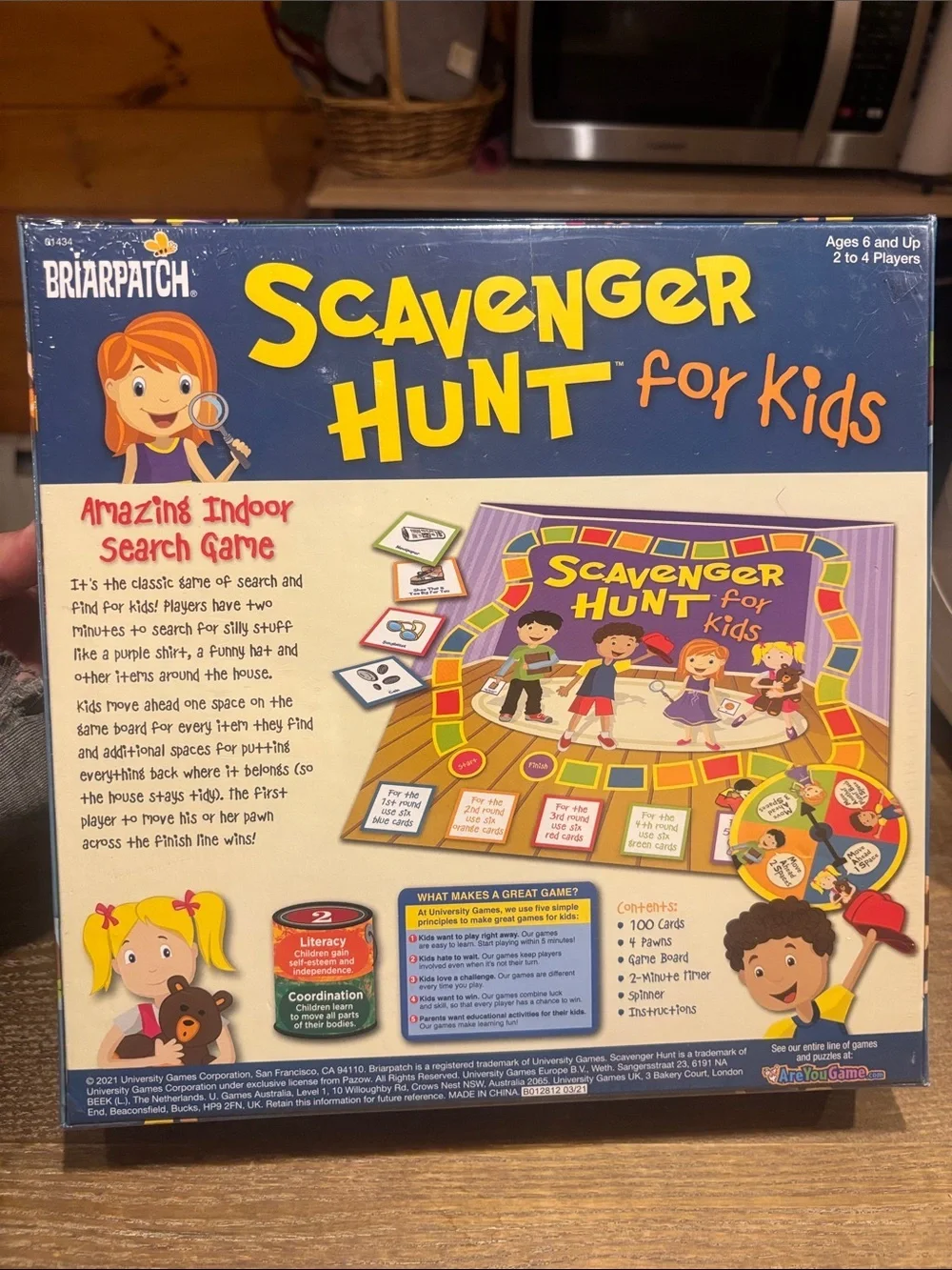 Briarpatch Scavenger Hunt for Kids - Blue Indoor Search Game